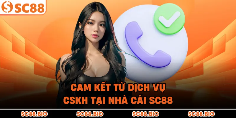 Cam kết từ dịch vụ CSKH tại nhà cái SC88